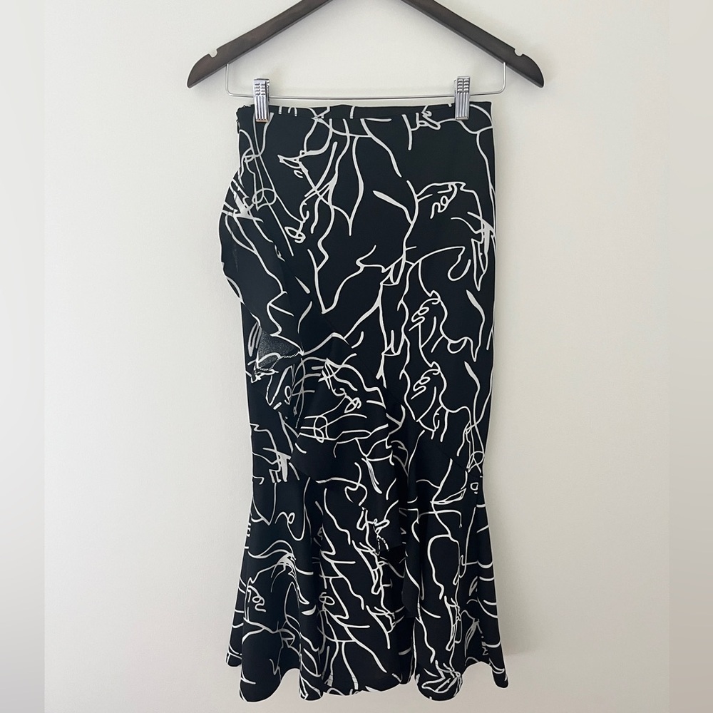 Nouveau Privè Art Midi Skirt